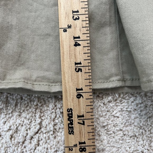 Old Navy Girls XL 14 Uniform Skorts Skirt Shorts Kaki Brown NWT - Picture 6 of 10